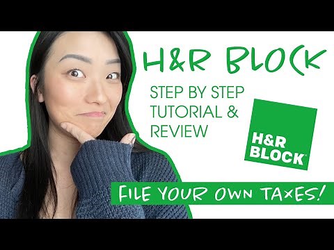 File Your Own Taxes Online in 2022 with H&R Block - Step by Step EASY Tutorial and Walk-Through