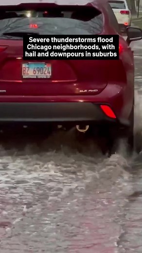 187K views · 1.1K reactions | Chicagoans woke up to stormy weather Wednesday as the first of multiple rounds of rain and thunder swept through Illinois and northwest Indiana. | NBC Chicago | Facebook