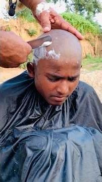 Pure Relaxation: 90-Year-Old Barber Head Shave ASMR#viralvideo#asmr#headshave