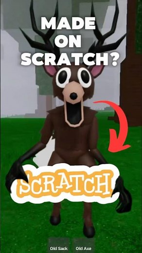 I made 99 NIGHTS IN THE FOREST but on scratch | Day 1 #shorts #viralshorts #roblox #scratch