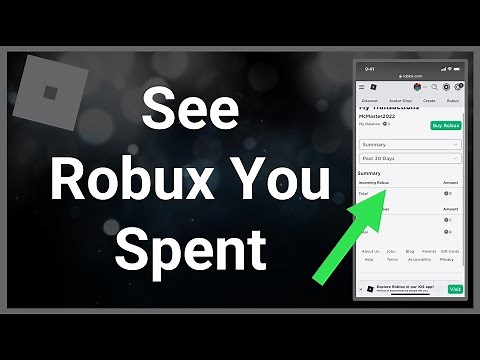 How To See How Much Robux You Spent