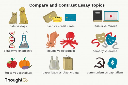 These Compare and Contrast Essay Topics are Great For The Classroom