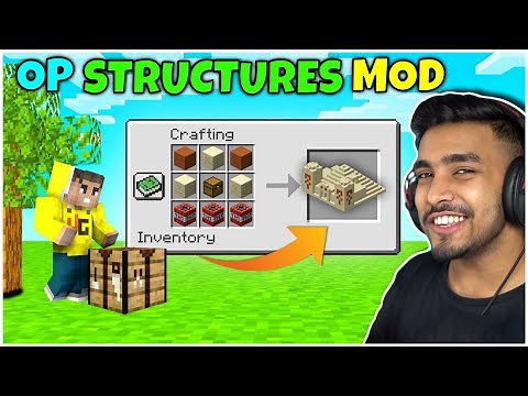 OP Structures Mod For Minecraft Bedrock/PE & CAB 1.19 || OP Structures Add-On
