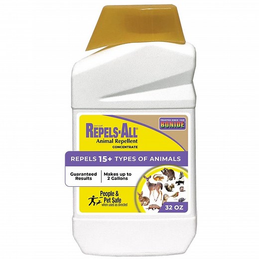 Reviews for Bonide Repels-All Animal Repellent, 32 oz Concentrate, Long Lasting Outdoor Garden Deer Repellent, People and Pet Safe | Pg 1 - The Home Depot