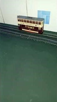 oo guage Birkenhead & Red closed trams'#ooguage #modelrailway #shorts