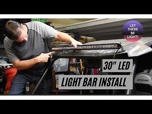 Light Bar Install, Polaris RZR
