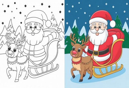 Free Santa Claus Coloring Pages: Printable Sheets & Pictures