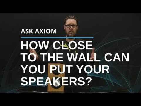 How Close To The Wall Can You Put Your Speakers? | The Boundary Effect Explained