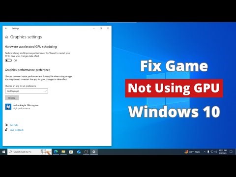 How To Fix Game Not Using GPU Graphics Card in Windows 10