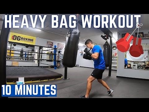 Heavy Bag Workout | 10 Minute Follow Along Boxing Workout