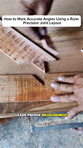 How to Mark Accurate Angles Using a Ruler | Precision Joint Layout