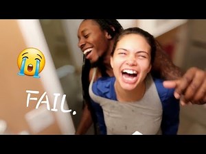 COUPLES STUCK TOGETHER CHALLENGE (HILARIOUS)