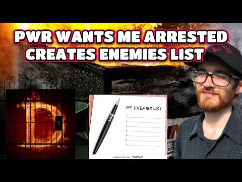 PWR Wants Me Arrested - Creates Enemies List - Promises Final Solution #dsp #drama #youtube