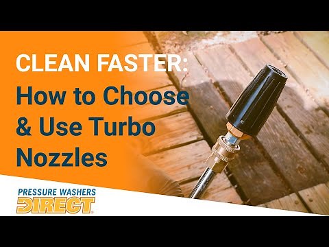 How to Use a Turbo Nozzle — An Essential Pressure Washer Attachment