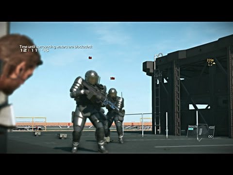 Metal Gear Solid V Phantom Pain How to do the FOB event with Fully Armored Soldiers