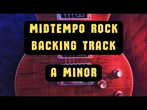 Midtempo Rock Backing Track A Minor