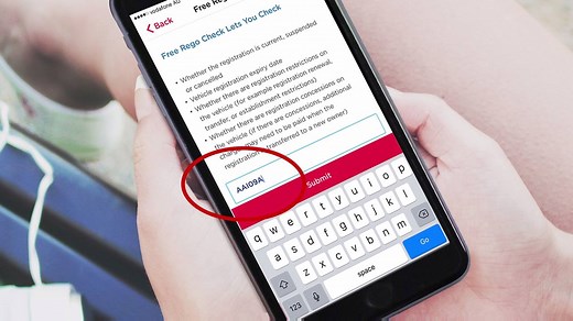 Setting a rego renewal reminder is super easy. Follow these four simple steps. 1. Download the Service NSW app 2. Choose free rego check 3. Enter rego details 4. Set your reminder | Service NSW