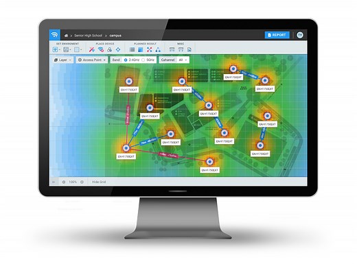 ezWiFi Planner WiFi Heat Map