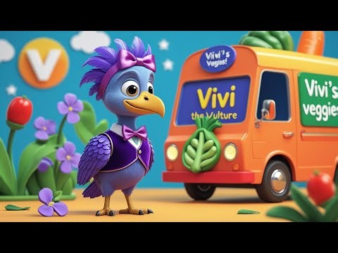 Vivi the Vulture| Letter V Song for Kids | ABC Learning Rhymes