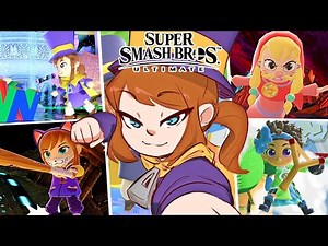 AN AMAZING "A Hat IN Time" MOD For Super Smash Bros Ultimate ( I love this )