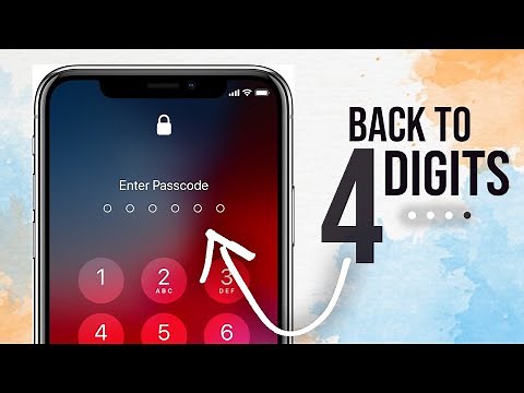 How to Make Your iPhone Passcode 4 Digits