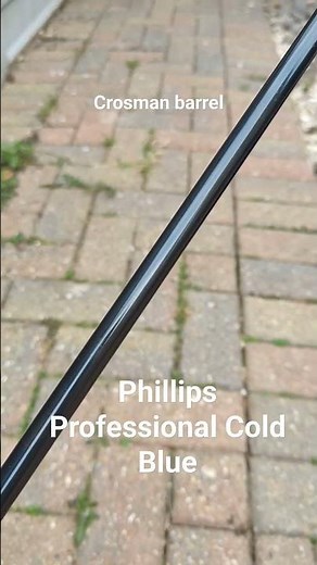 Bluing the Crosman barrel #crosman