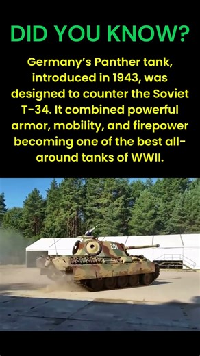 Panther: Germany’s Answer to the T-34 #WW2 #Tank #Germany