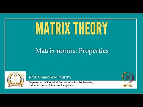 Matrix norms: Properties