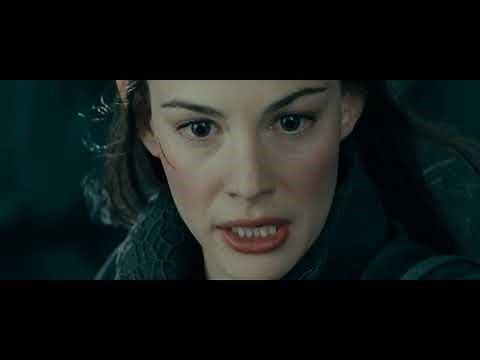 Lord of the Rings - Lady Arwen VS The Ring Wraiths Scene 4K