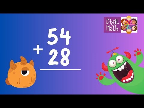 Adding 2-Digit Numbers With Regrouping | Double-Digit Addition | Elementary Math