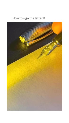 Calligraphy Videos on Instagram: "P is a post with a lantern. A quiet vertical rises and holds; from its upper half, a round leans out like light gathered in a glass. The silhouette is forward-facing—spine for certainty, bowl for promise—and the slim seam of white between them keeps the glow alive. It’s the letter of presence that doesn’t need to shout: poised, contained, ready. You can hear it in the mouth as a soft press, then release—pure, patient, the start of a clear word. On the page, that