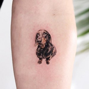 60  Stylish Dachshund Tattoos That'll Make You Smile