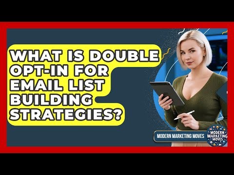 What Is Double Opt-in For Email List Building Strategies? - Modern Marketing Moves