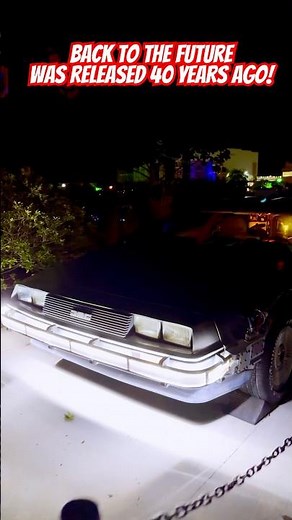 Back to the Future is 40 years old - SEE THE DELOREAN TIME MACHINE