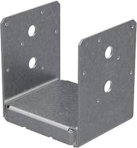 Simpson Strong-Tie ABU66RZ ABU ZMAX Galvanized Adjustable Standoff Post Base for 6x6 Rough