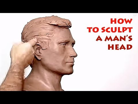 How to sculpt a man’s head? Alexander Cherkov demonstrates male head sculpture of clay