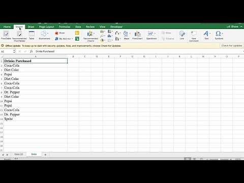 How to create frequency table in excel