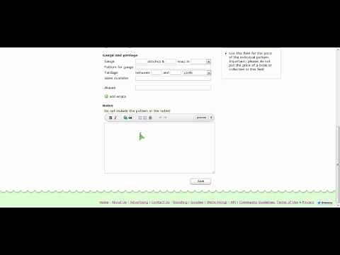 How to Add a Pattern on Ravelry with Downloadable PDF Files