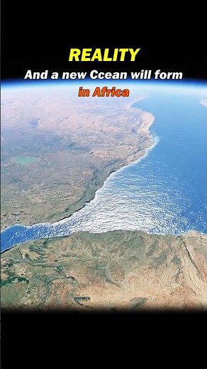 Africa is Breaking Apart! | A New Ocean will form 😱☠️ #space #earth #universe