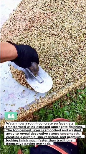Concrete Finish Trick Looks EXPENSIVE, But It’s Super Simple