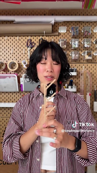 IKEA Pegboard Makeover for Thread Organization