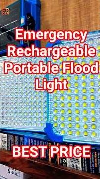 Rechargeable Portable Solar Flood Light 50 Watt/ #solar #light