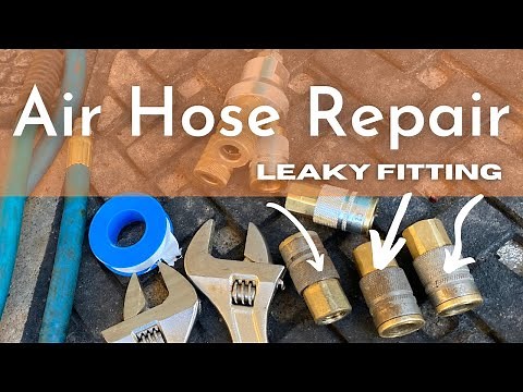 Air Hose Repair - Leaky Fittings
