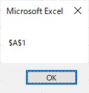 VBA セルとセルの範囲のアドレス