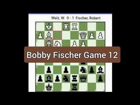 Bobby Fischer Game 12 #chess
