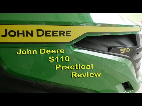 John Deere S110 Lawn Tractor Practical Review