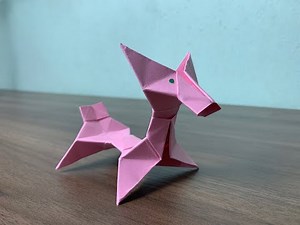 How to Make an Easy Origami Dog | Simple Paper Dog Tutorial for Beginners