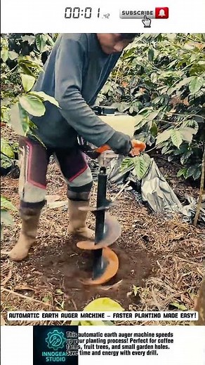 Automatic Earth Auger Machine – Faster Planting Ma
