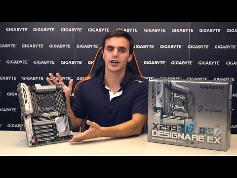 GIGABYTE X299 DESIGNARE EX Unboxing & Overview
