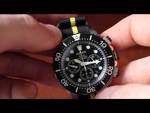 Seiko Solar Chronograph Diver Review (SSC021)